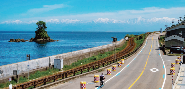 図2：ナショナルサイクルルート（富山湾岸サイクリングコース）